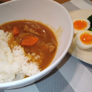 ステーキ肉を使った娘も作れる簡単カレー